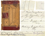 The Guggenheim Mining Ledger, From Its Articles of Incorporation in 1888 to Its Sale in 1901 -- Over 90 Pages & Signed by Patriarch Meyer Guggeneheim & Sons Daniel, Benjamin, William, Morris & Simon